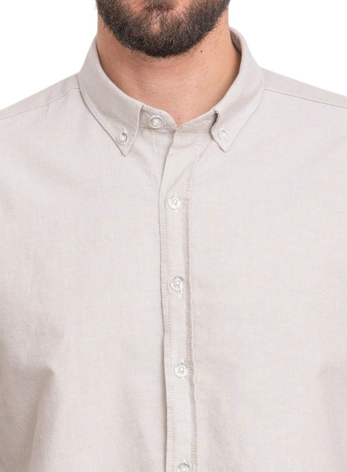 Coffee Oxford Shirt
